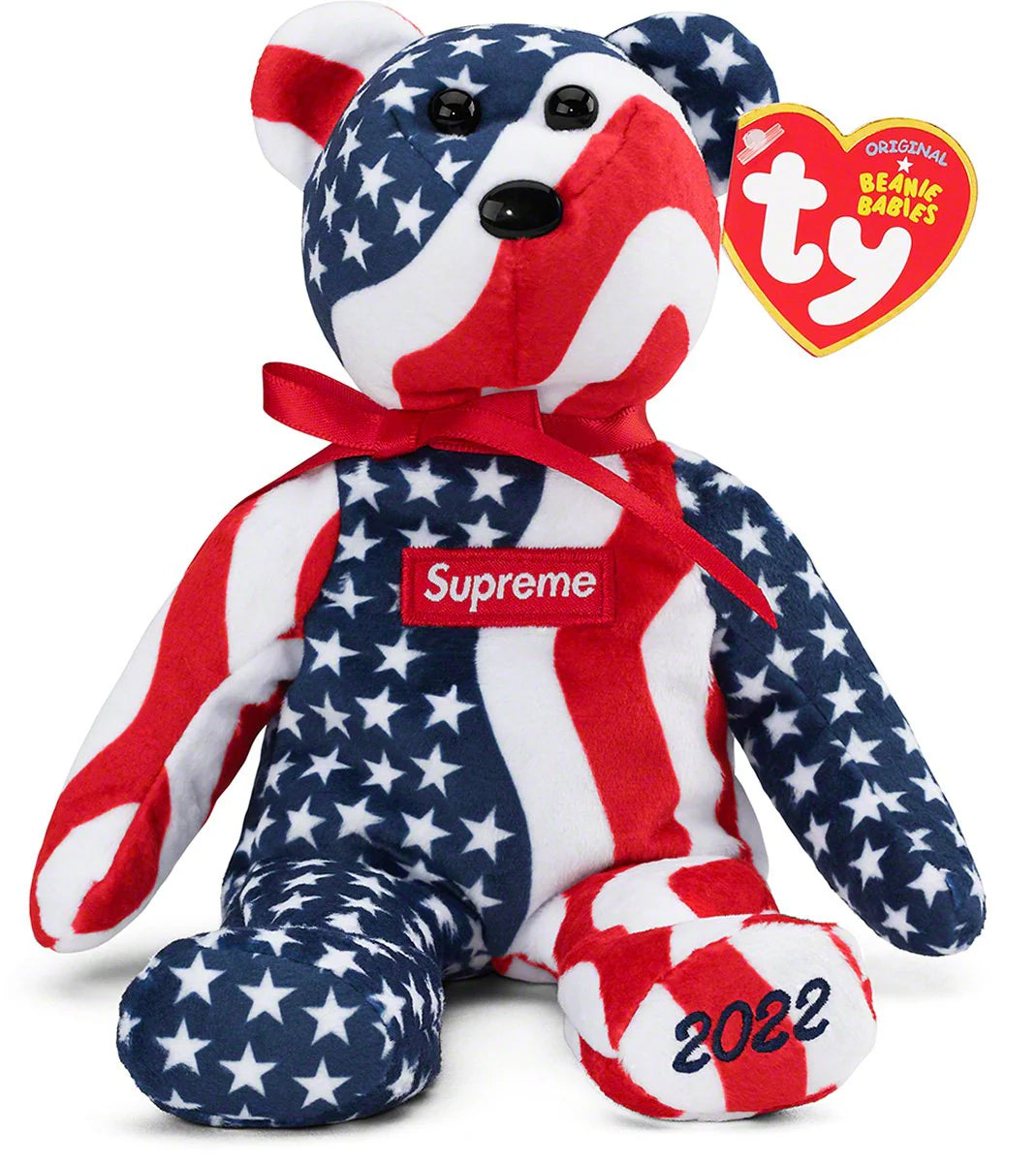 SUPREME TY OSO DE PELUCHE "AMERCAN FLAG " SS 2022