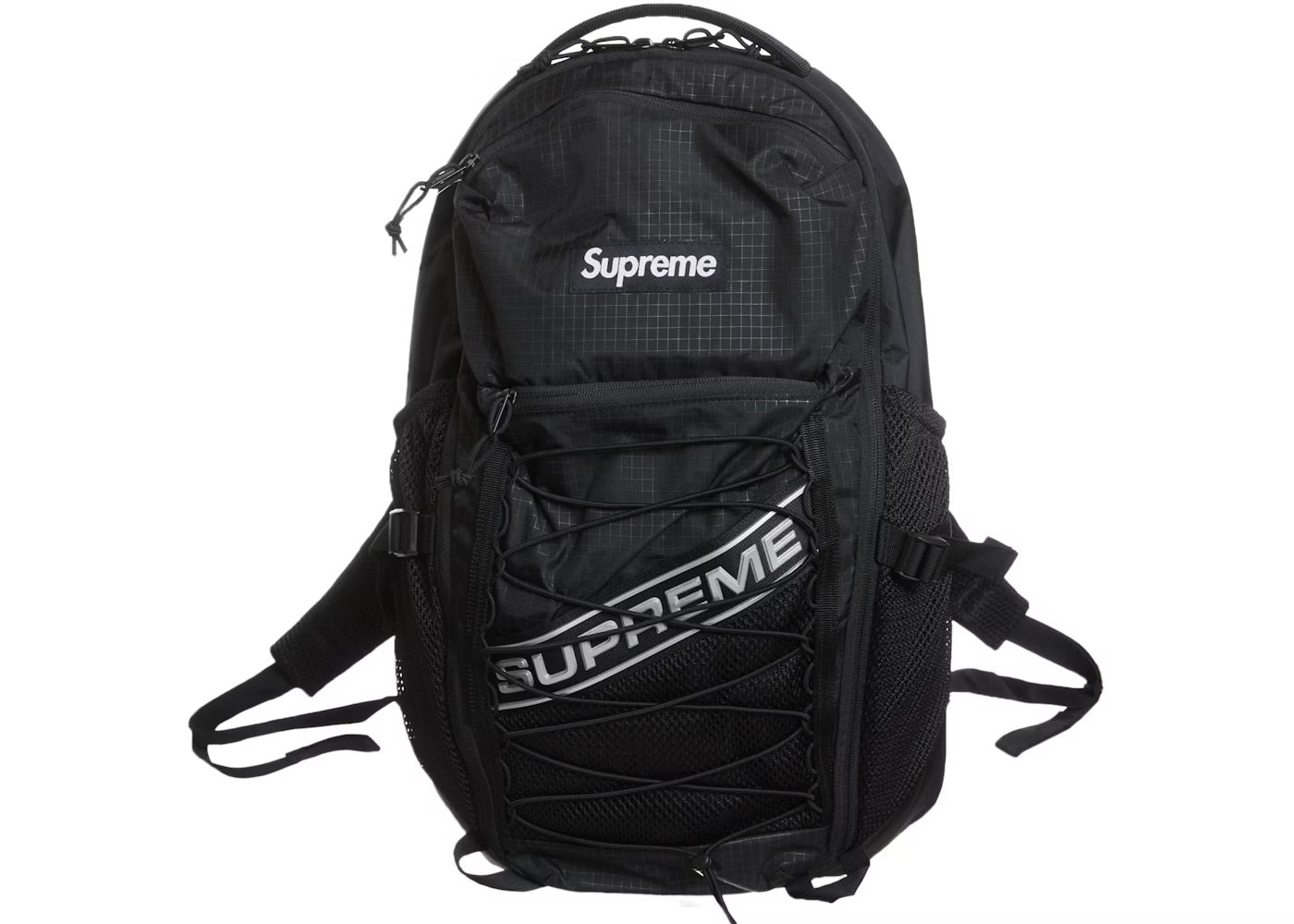 BACK PACK SUPREME S LOGO NEGRO “MORRAL”