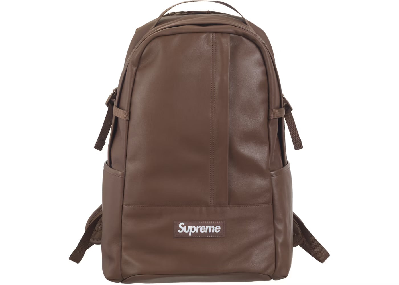 BACKBACK PACK SUPREME LEATHER CAFE “MORRAL EN CUERO”