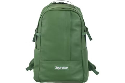 BACKBACK PACK SUPREME LEATHER VERDE “MORRAL EN CUERO”