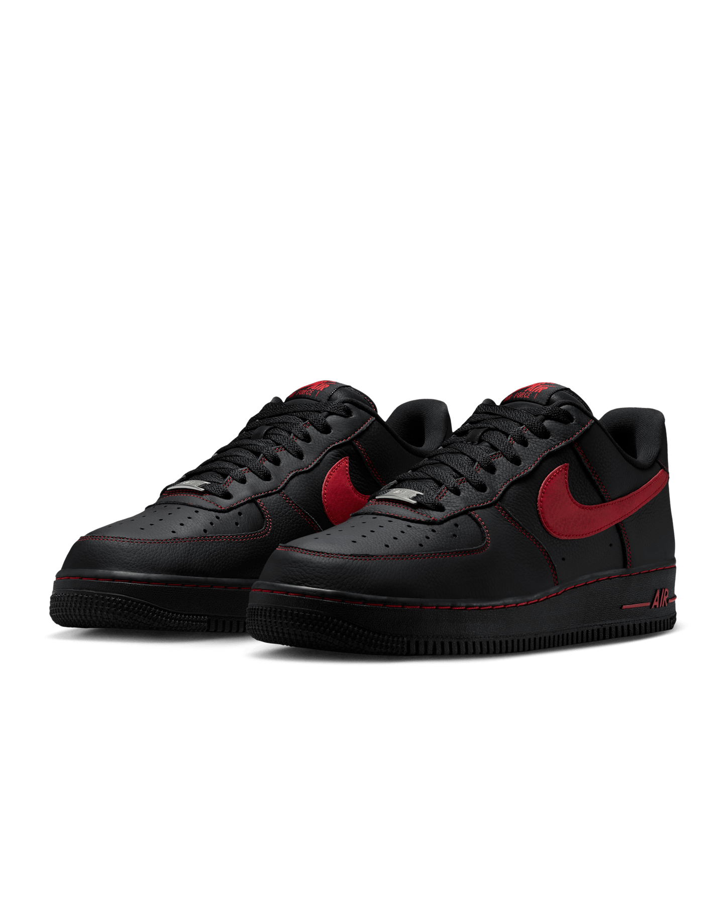 NIKE AF 1 07 LV8 “NEGRO/ROJO” (TALLA 7 / 9US)