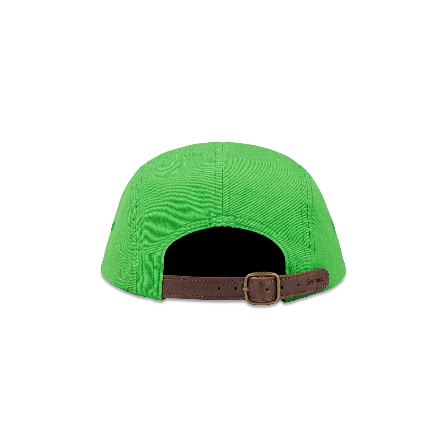 SUPREME “WASHED CHINO TWILL CAMP CAP GREEN LIGHT"