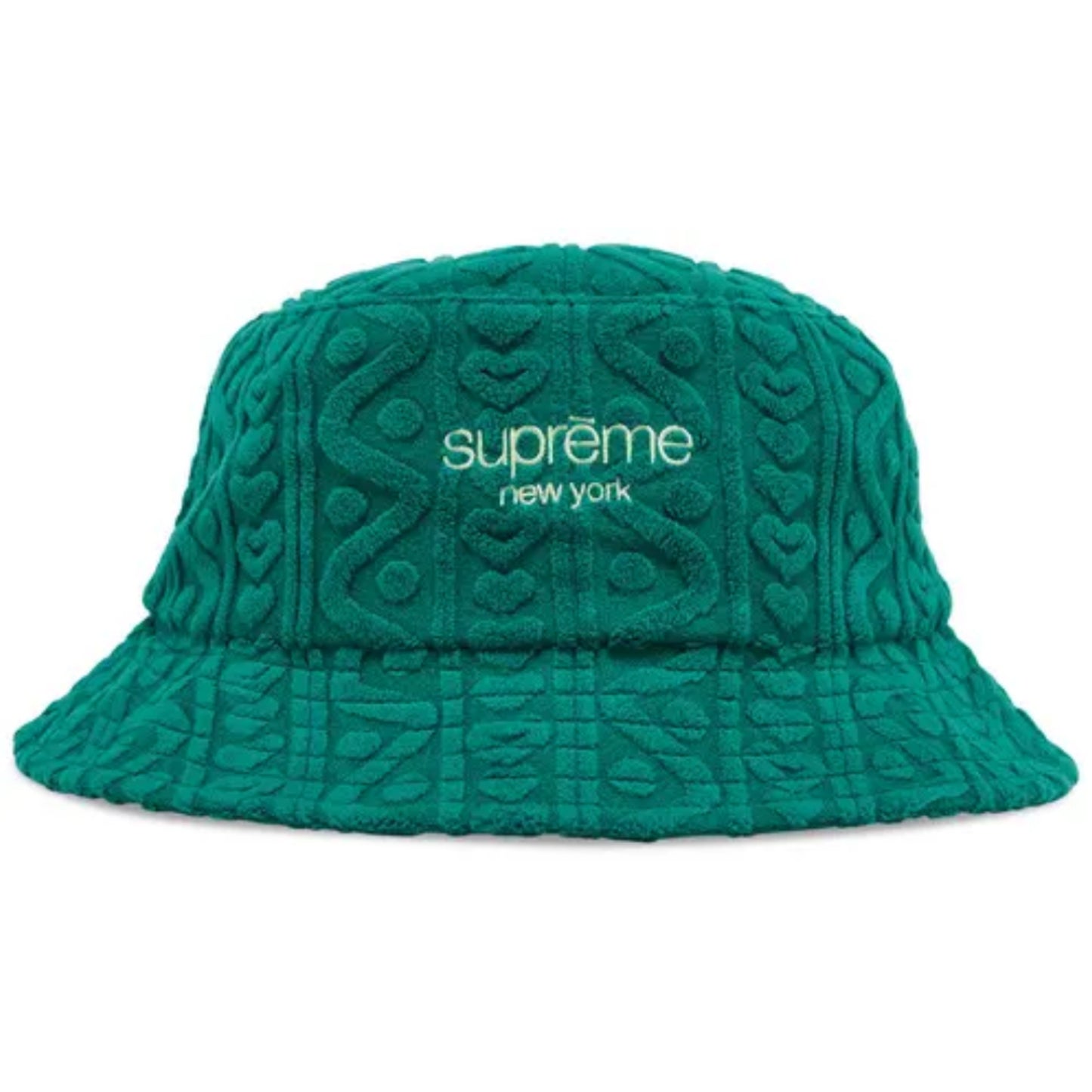 SUPREME BUCKET HAT "TERRY PATTERN CRUSHER