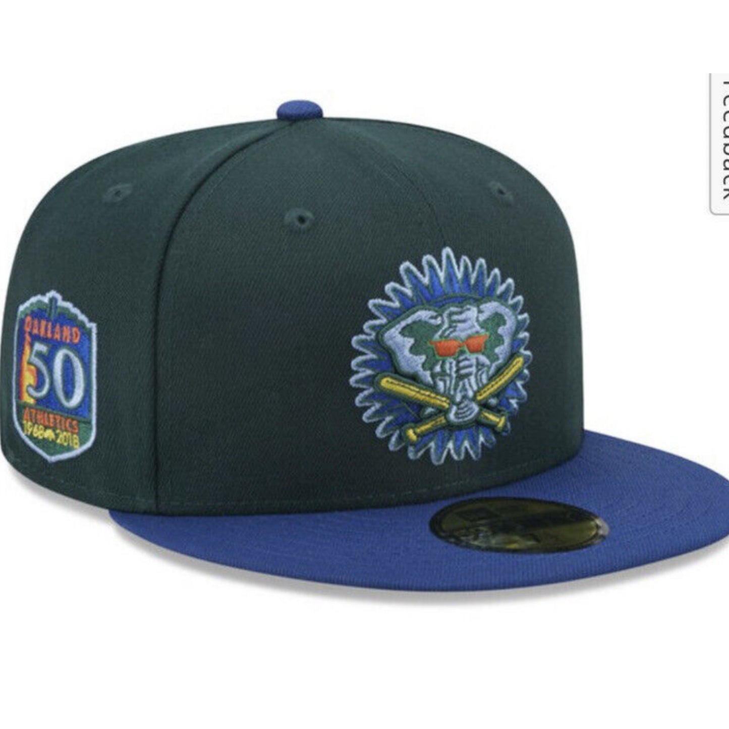 NEW ERA "OAKLAND" (TALLA 7 3/4)
