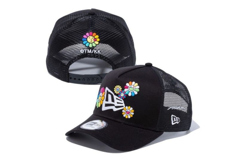TAKASHI MURAKAMI X NEW ERA NEGRA BORDADA