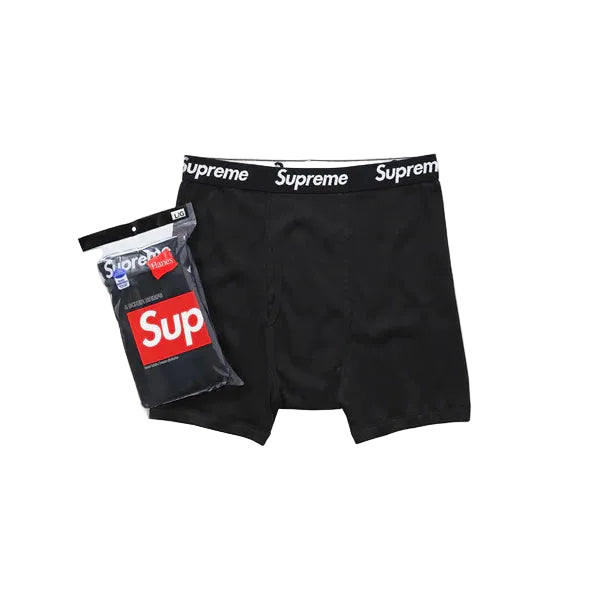 BOXER SUPREME X HANES "NEGRO"