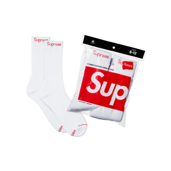 MEDIAS SUPREME X HANES "BLANCAS"