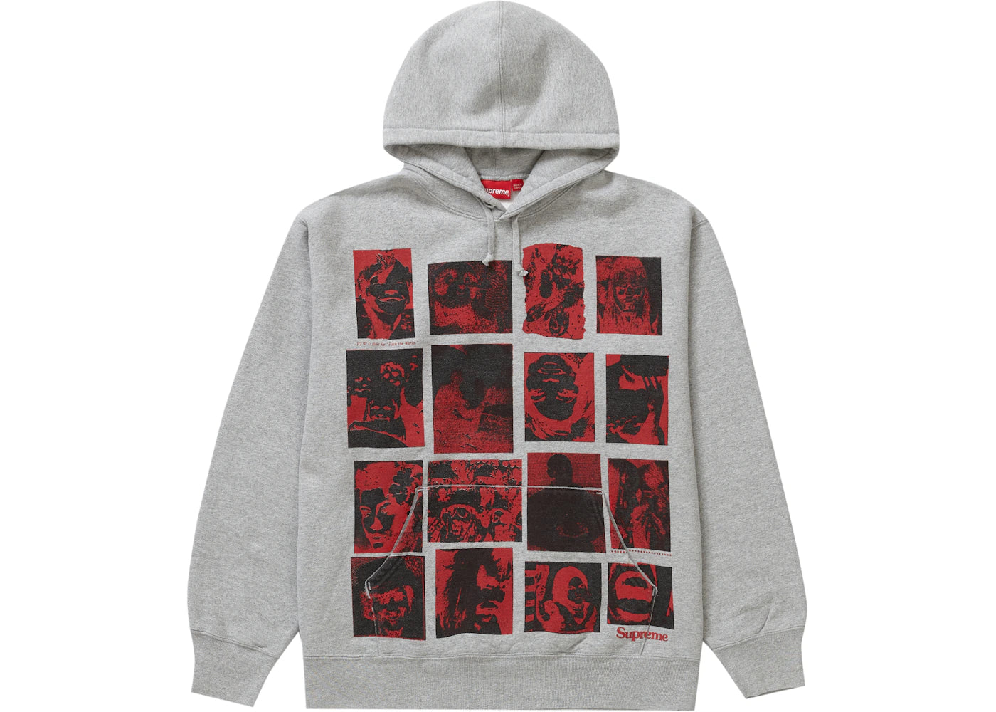 SUPREME "COLLAGE GRID" (GRIS