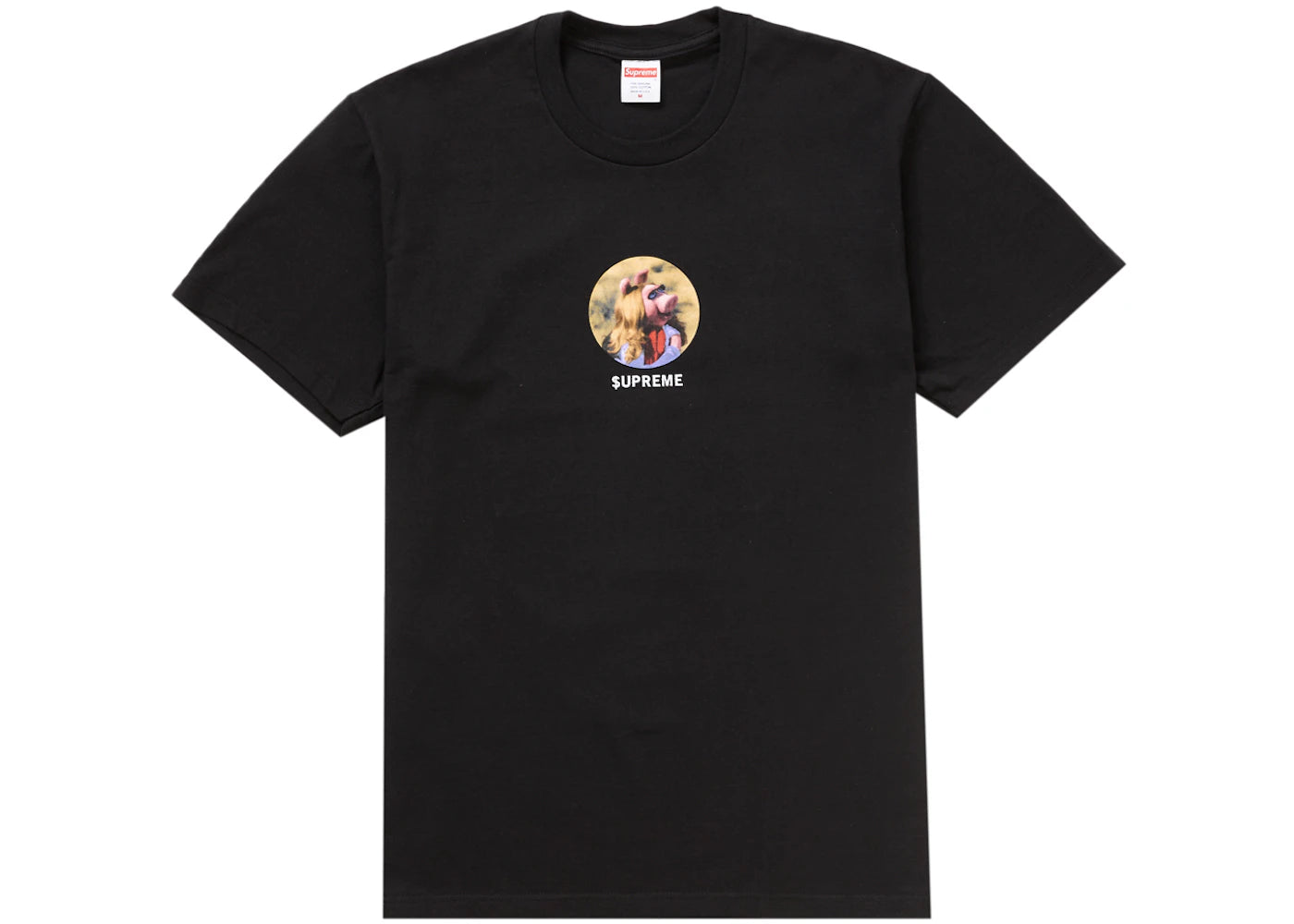 MISS PIGGY TEE BLACK