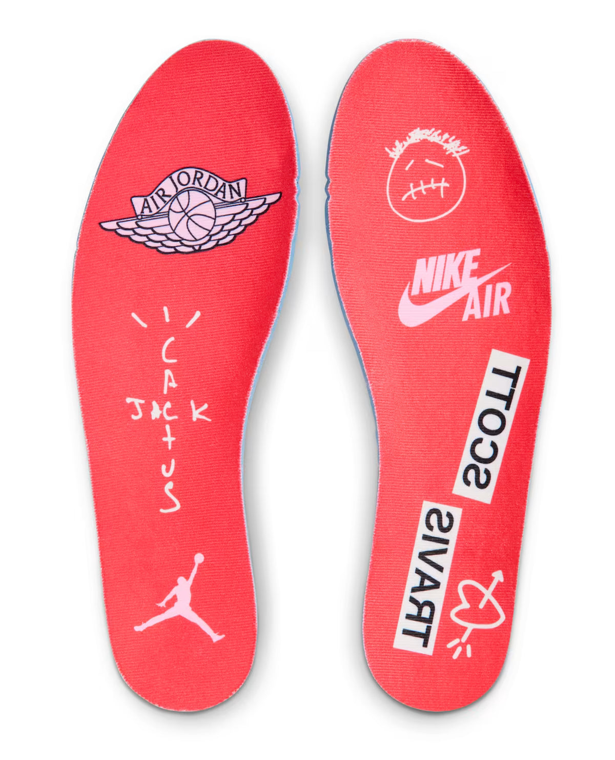 AIR JORDAN 1 LOW X TRAVIS SCOTT SHY PINK (TALLA 9US)