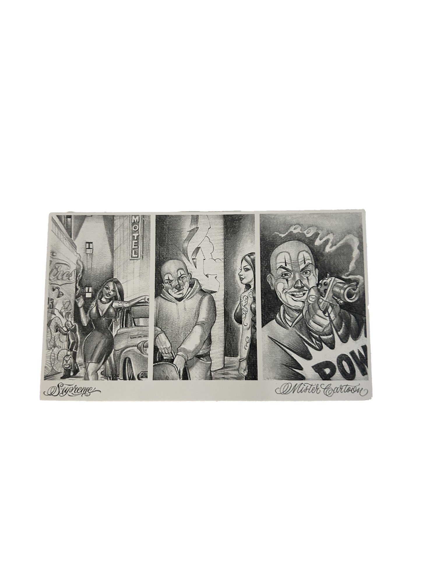 SUPREME X MISTER CARTOON (STICKER)