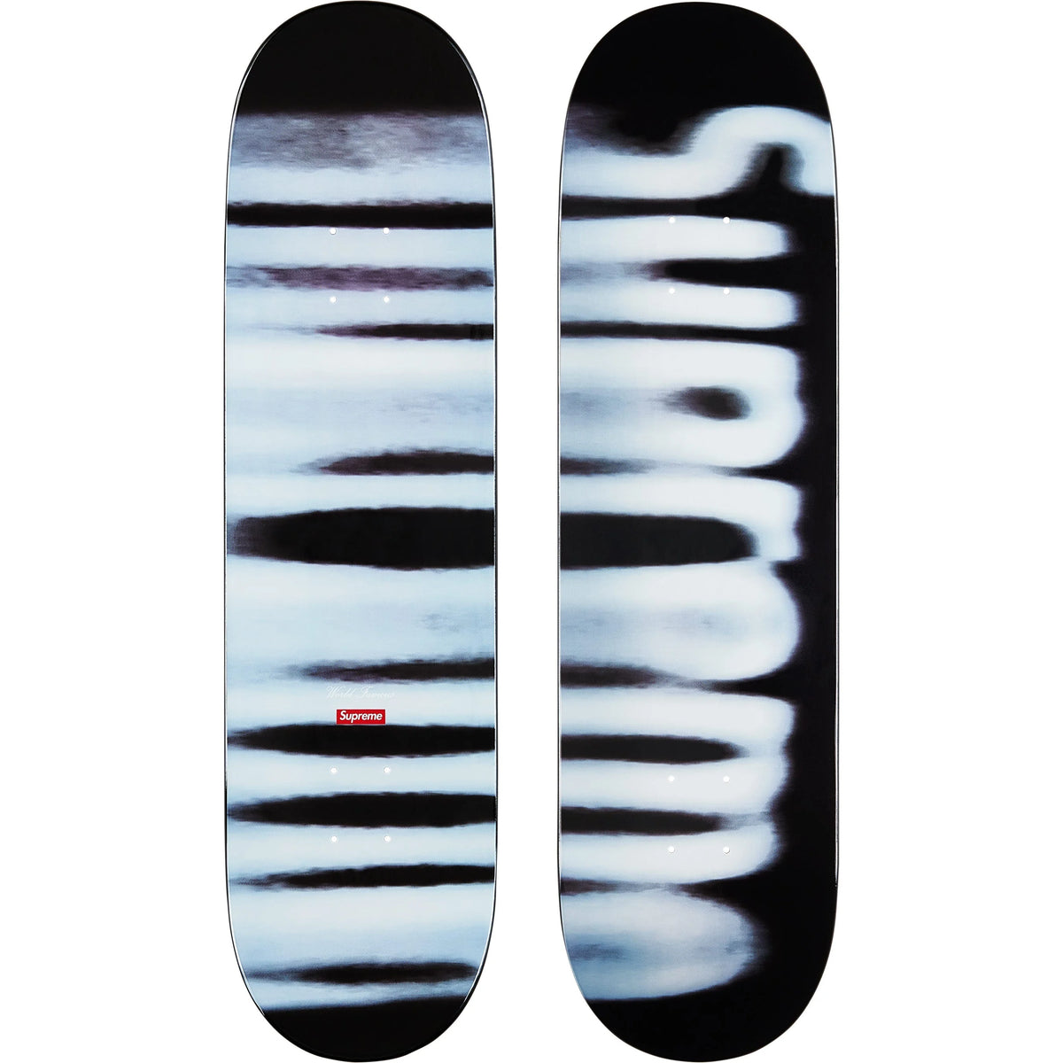 SUPREME BLURRED "BLACK" (SKATE)