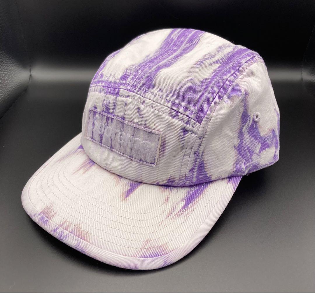 GORRA SUPREME BLEACHED CHINO PURPLE