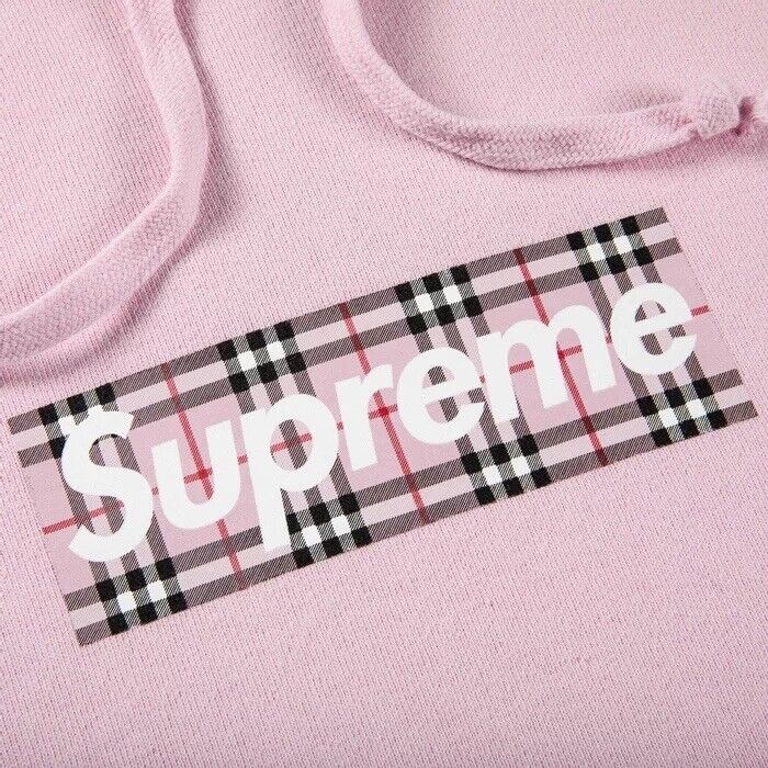 SACO SUPREME X BURBERRY BOX LOGO "HOODIE"