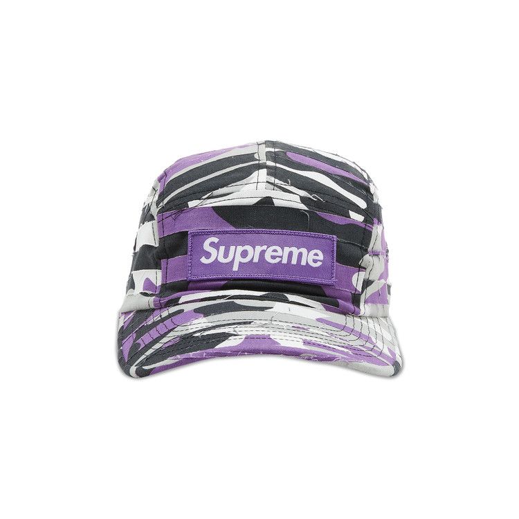 SUPREME “LAYERED CAMO CAMP CAP” (PÚRPURA)