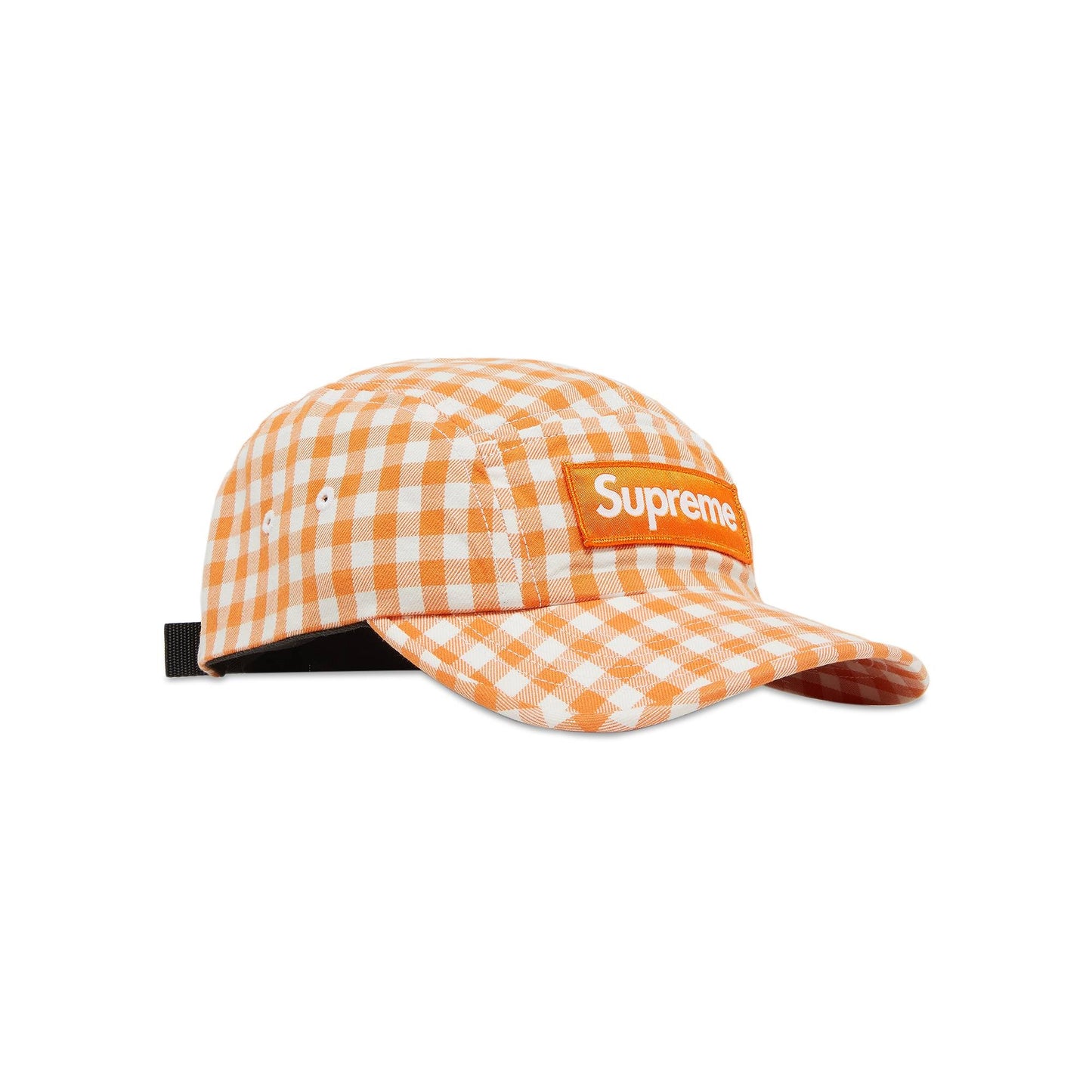 SUPREME GINHAM CAP “NARANJA”