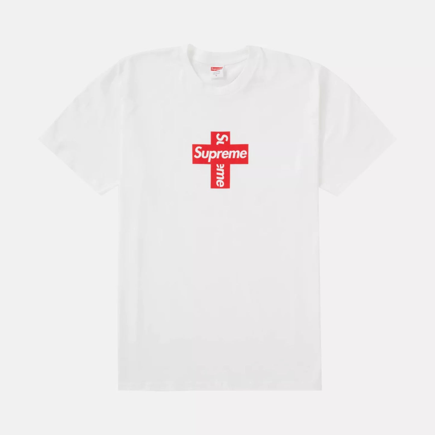 CAMISETA SUPREME CROSS BOX LOGO “WHITE” BLANCO