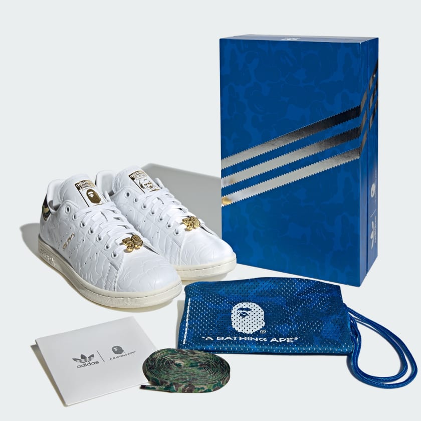 ADIDAS STAN SMITH 30ANIVERSARIO X BAPE ( TALLA 8US)