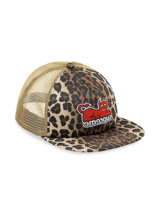 SUPREME X TOY MACHINE “MESH” ( LEOPARDO)