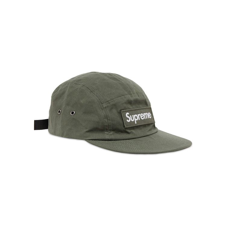 SUPREME “WAXED COTTON OLIVE” CAP