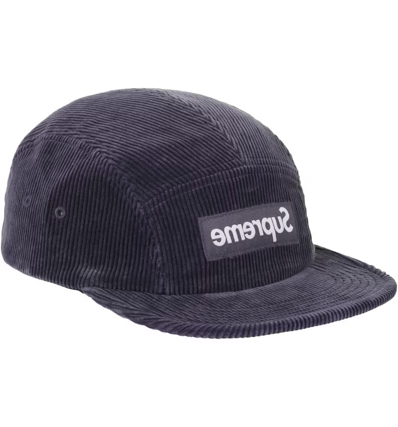 SUPREME “CORDUROY CAMP CAP NAVY”