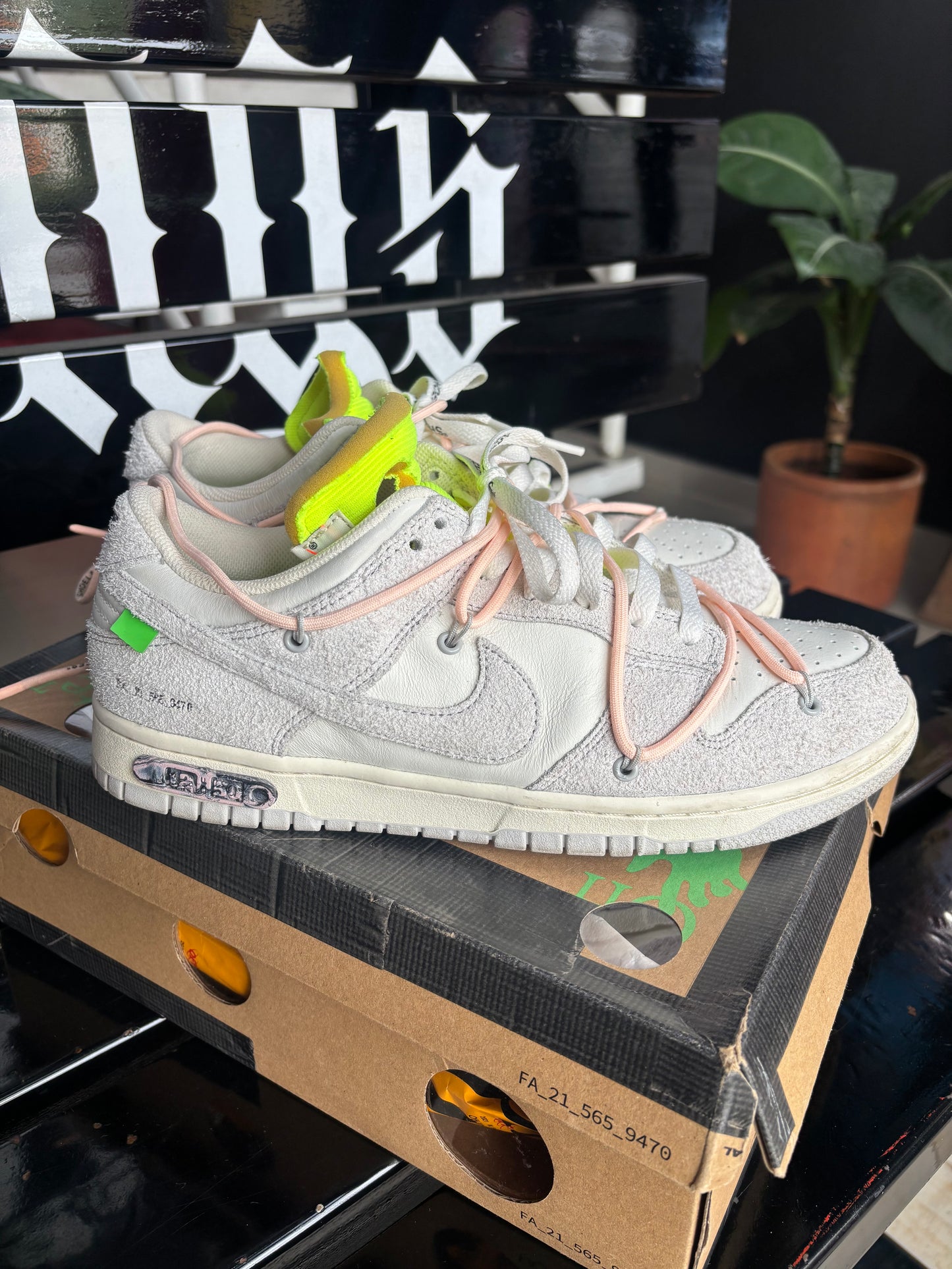NIKE DUNK OFF WHITE “LOT 12” ( TALLA 10US)