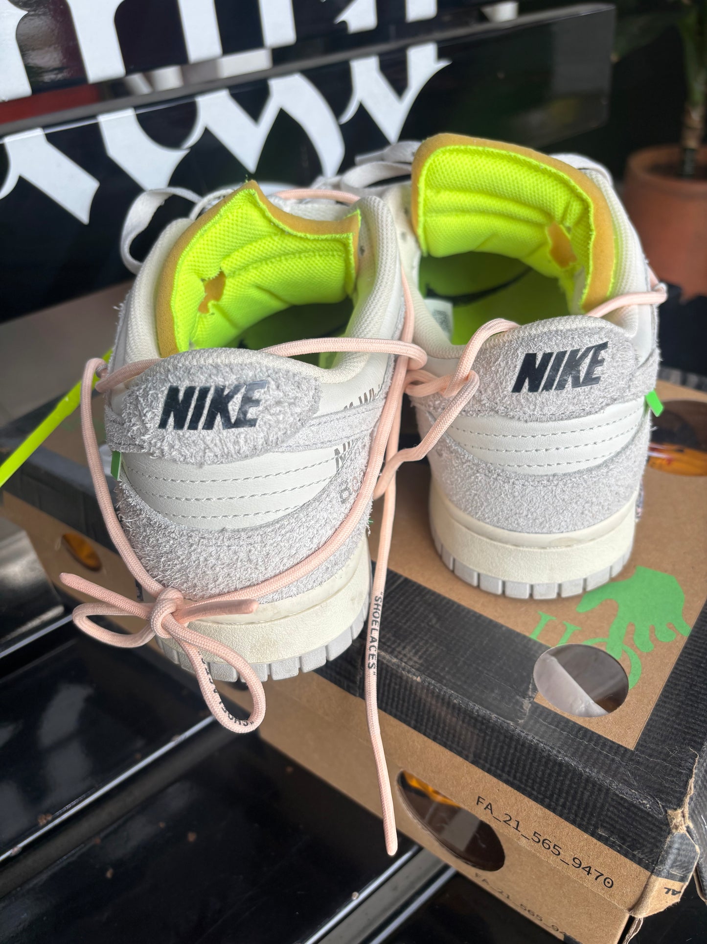 NIKE DUNK OFF WHITE “LOT 12” ( TALLA 10US)