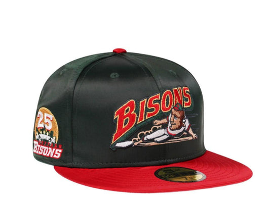 NEW ERA “BISONS” SATIN JACKET (TALLA 7 1/4)