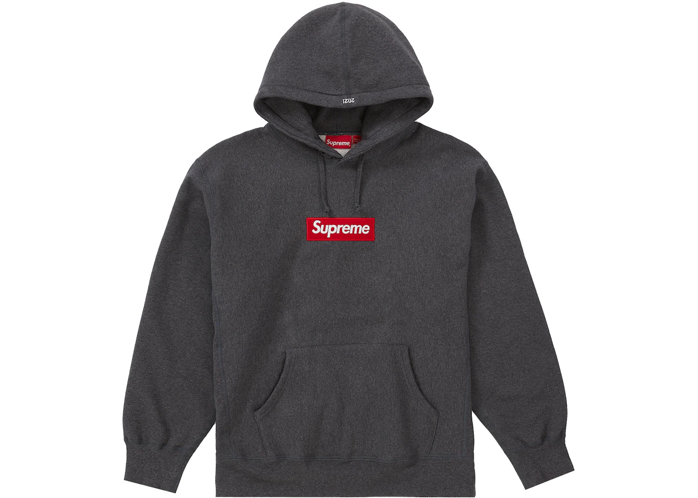 SUPREME BOX LOGO "CHARCOAL"