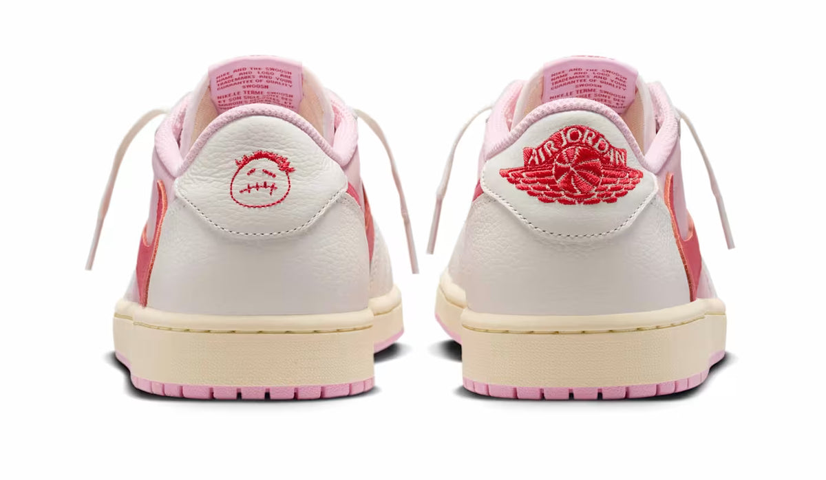AIR JORDAN 1 LOW X TRAVIS SCOTT SHY PINK (TALLA 9US)