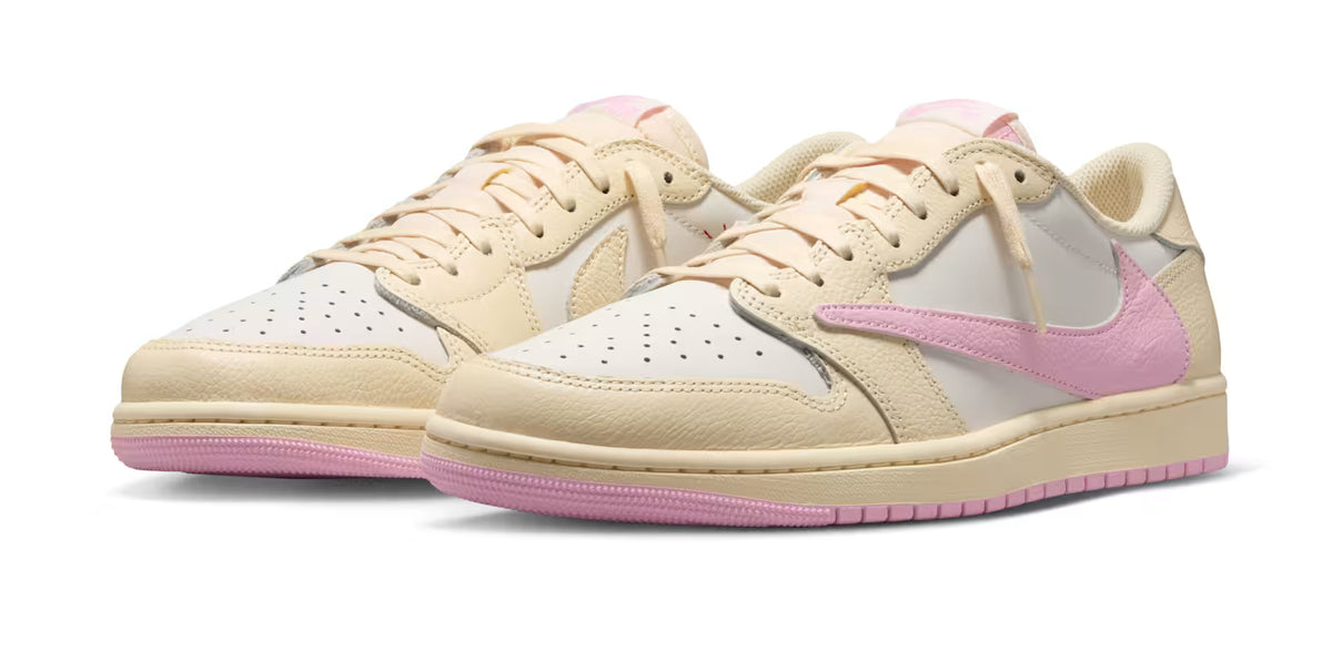AIR JORDAN 1 LOW X TRAVIS SCOTT TROPICAL PINK (TALLA 9US)