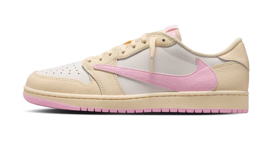 AIR JORDAN 1 LOW X TRAVIS SCOTT TROPICAL PINK (TALLA 9US)