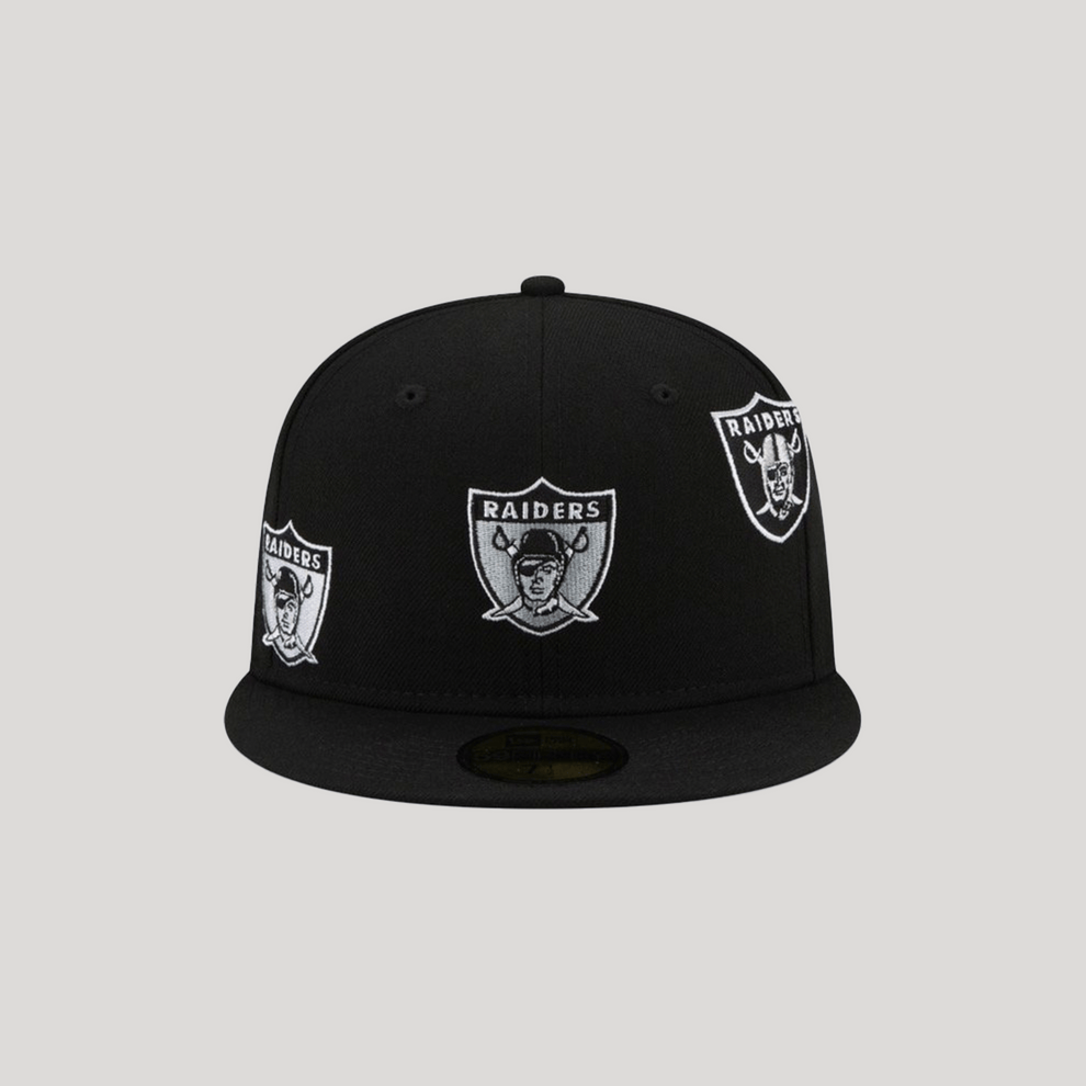 GORRA JUST DON "RAIDERS" (TALLA 7 1/2)