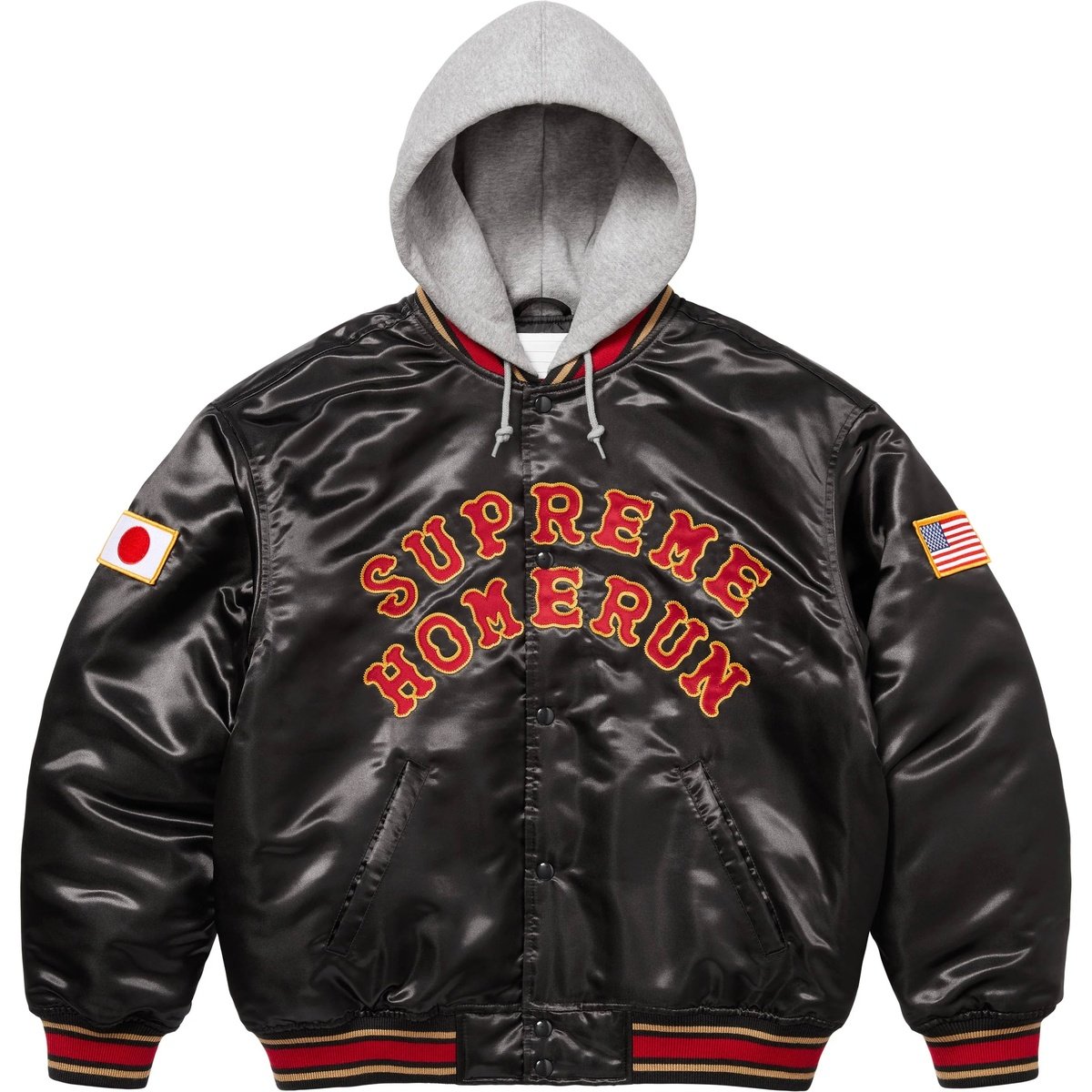 SUPREME  X HOME RUN "NEGRA" (TALLA L)